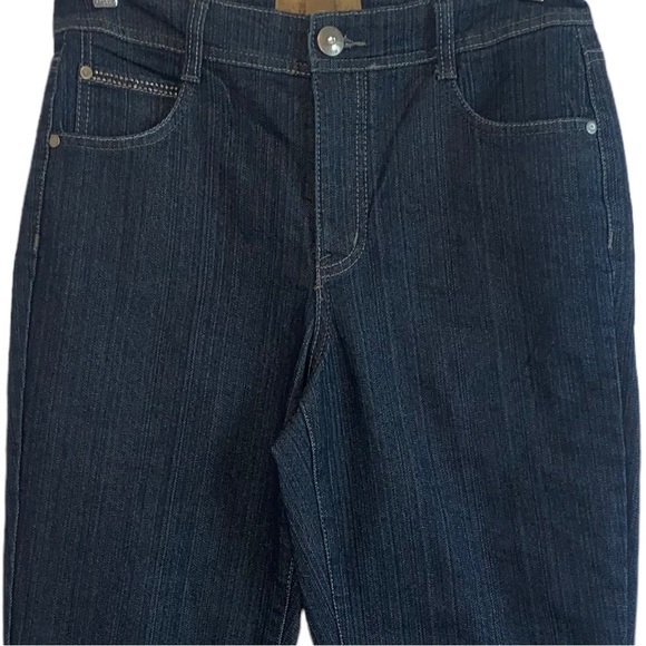 Hannah Becky Bootleg Dark Wash Jeans Size 8 - Picture 3 of 7